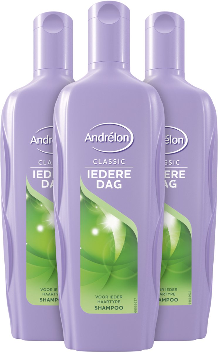 heelal Recensent stoel Andrélon Shampoo Iedere Dag - 3 x 300 ml - Voordeelverpakking | bol.com