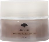 Natuurlijke Deodorant met Verzorgende Arganolie - Vanille - 50 gram