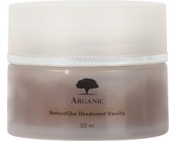 Natuurlijke Deodorant met Verzorgende Arganolie - Vanille - 50 gram