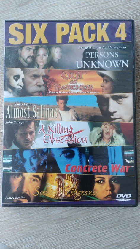 Six Pack 4 ( Persons Unknow / Out Of Darkness / Almost Salinas / A Killing Obsession / Concrete War / Scent Of Vengeance )