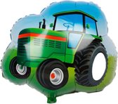 Ballon tracteur - 65x64cm - Ballon aluminium - Hélium - Vide - Fermier - Tracteur - Ballons - Auto - Voiture - Ballon auto - Décoration - Soirée à Thema - Anniversaire - Fête d'enfants - Pays- Nederland
