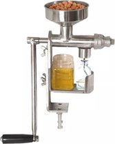 Gratyfied Oliepers - Olie Extractor Handmatig -  Olie Pers Machine met Grip - zilver