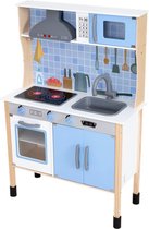 Houten keuken - Speelgoed keuken - Interactieve keuken - XL editie - FSC® gecertificeerd hout - Met licht en geluid - Keuken - NIEUWE EDITIE - BESTSELLER