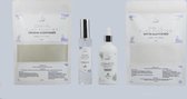 Geschenkset- n'oil- Arganolie 100ml+Rozenwater 100ml+ Groen en Witte Kleipoeder 200g-Huidverzorging geschenkset