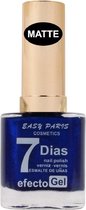 Easy Paris - Nagellak - Mat Donker Blauw - 1 flesje met 13 ml inhoud - Nummer 66