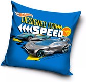 Hot Wheels Designed For Speed Sierkussens - Kussen - 40 x 40 inclusief vulling - Kussen van Polyester - KledingDroom®