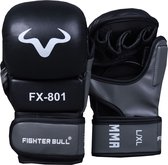 Fighter Bull FX-801 MMA handschoenen Zwart L/XL