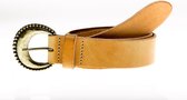 Elvy Fashion - 35206 Crescent Belt Women - Natural - Size 95