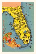 Pocket Sized - Found Image Press Journals- Vintage Journal Come to Florida