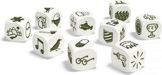 Thumbnail van een extra afbeelding van het spel Spellenbundel - Dobbelspel - 2 Stuks - Rory's Story Cubes Voyages & Emergency