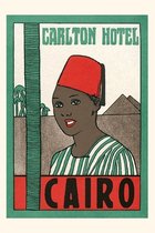 Pocket Sized - Found Image Press Journals- Vintage Journal Hotel Carlton, Cairo, Egypt