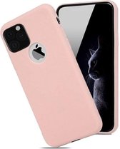 iPhone 11 Pro Max hoesje - iPhone hoesjes - Apple hoesje - Roze - Gelcase Backcover - Able & Borret