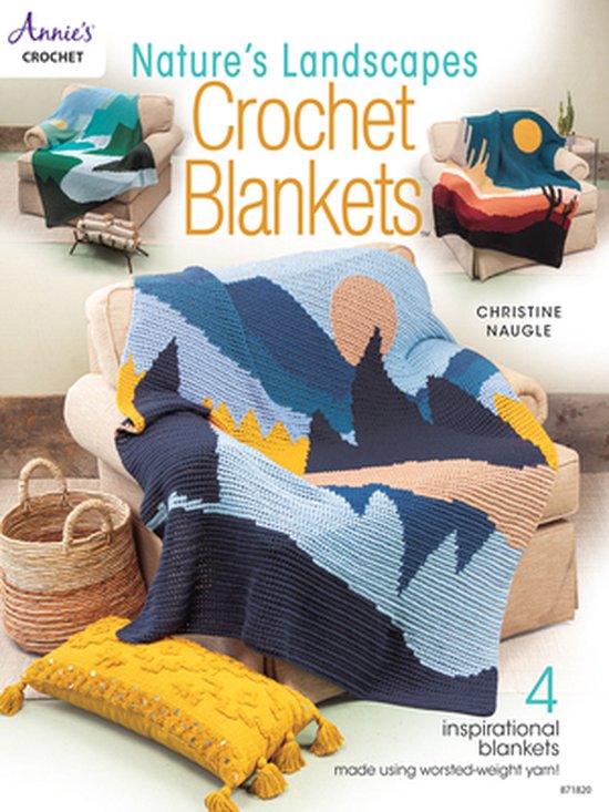 Nature's Landscapes Crochet Blankets - cover
