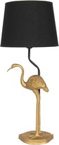 Tafellamp - Tafellamp Slaapkamer - Tafellampen - Flamingo - Goud - 58 cm hoog