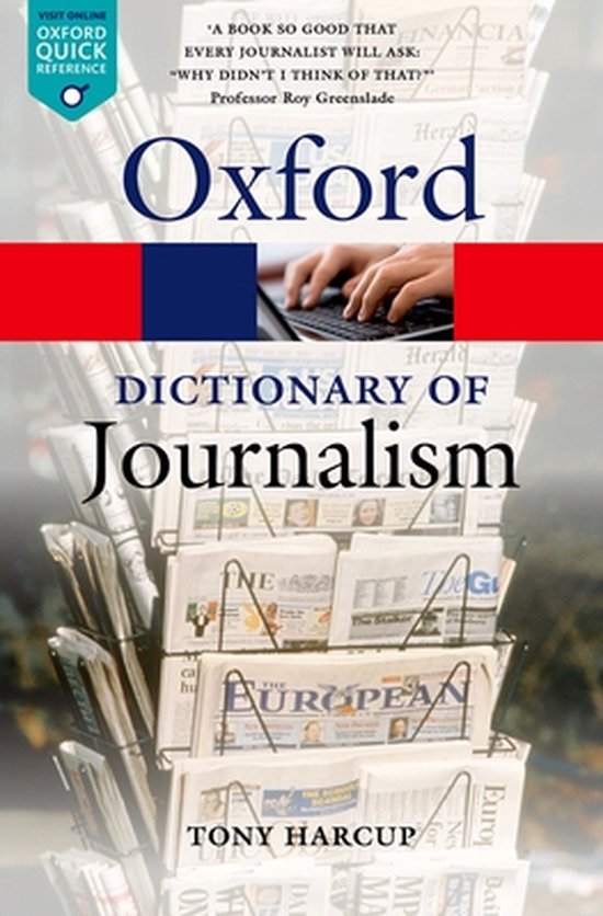 Dictionary Of Journalism 1 E - cover