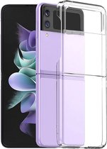 Hoesje geschikt voor Samsung Galaxy Z Flip 3 - Transparante Case