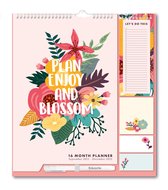 Grupo Erik Familieplanner 2021-2022 Kokonote Art 30 X 34 Cm Roze