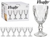 Vivalto - Diamanten wijnglas van 330 ml