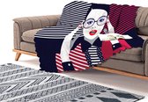 Zethome - Bankhoes - 180x180 cm - Sofa Cover- Chenille Stof - Bank hoes - Bank beschermer - Digital Printed - Mujer Elegante