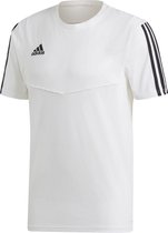 adidas Tiro 19 Jersey  Sportshirt - Maat S  - Mannen - wit - zwart