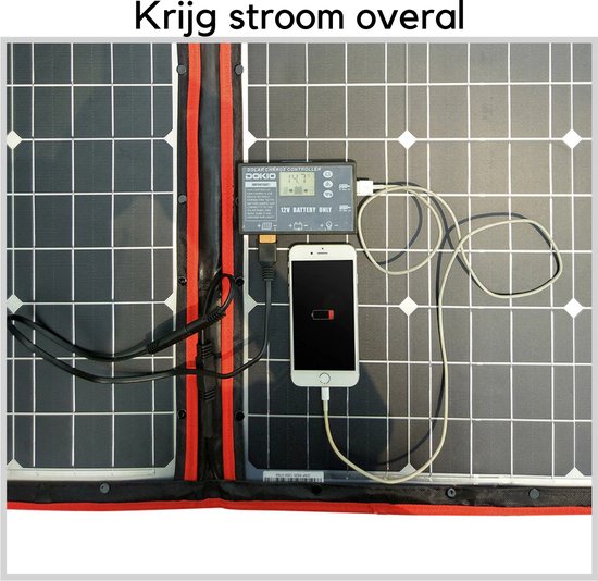 DOKIO 20W Solar Ladegerät Für Handy ETFE Monokristalline