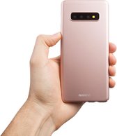 Nudient Thin Case V2 Back Cover Hoesje Geschikt voor Samsung Galaxy S10 Plus Hoesje Roze