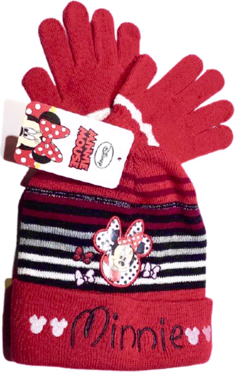 Disney Minnie Mouse set rood maat 54 cm (5-8 jaar)
