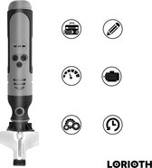 LORIOTH® Professionele Kettingzaag Slijper - Draadloze Slijper Apparaat - Lithium batterij - Multifunctioneel Toepasbaar - Duurzaam - Zwart