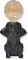 Aap Lamp Zwart | Aaplamp - Tafellamp - Monkey lamp | Bali Lifestyle