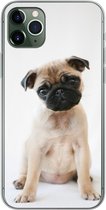 Telefoonhoesje Geschikt voor iPhone 11 Pro Max hoesje - Hond - Huisdieren - Portret - Siliconen Telefoonhoesje