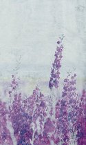 Fotobehang - Lavender Abstract 150x250cm - Vliesbehang