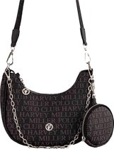 Dames Crossbody tas/Handtas/Schouder tas / Onderarm tas PU-Leer Zwart