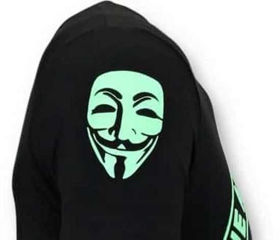 Exclusief Mannen T-shirt - We Are Anonymous -Zwart | bol