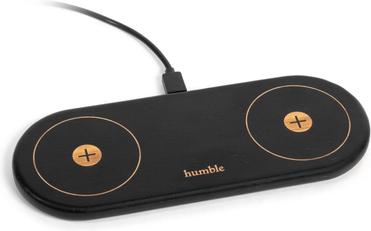 Humble LED lamp One en Two - dubbel oplaadstation - USB - Fast charger - Qi standaard