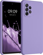 kwmobile telefoonhoesje voor Samsung Galaxy A72 - Hoesje met siliconen coating - Smartphone case in violet lila