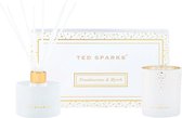 Ted Sparks - Gift Set - Geurkaars & Geurstokjes Diffuser - Frankincense & Myrrh