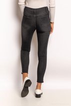 Broek Dulani hoge taille jeans antracietgrijs