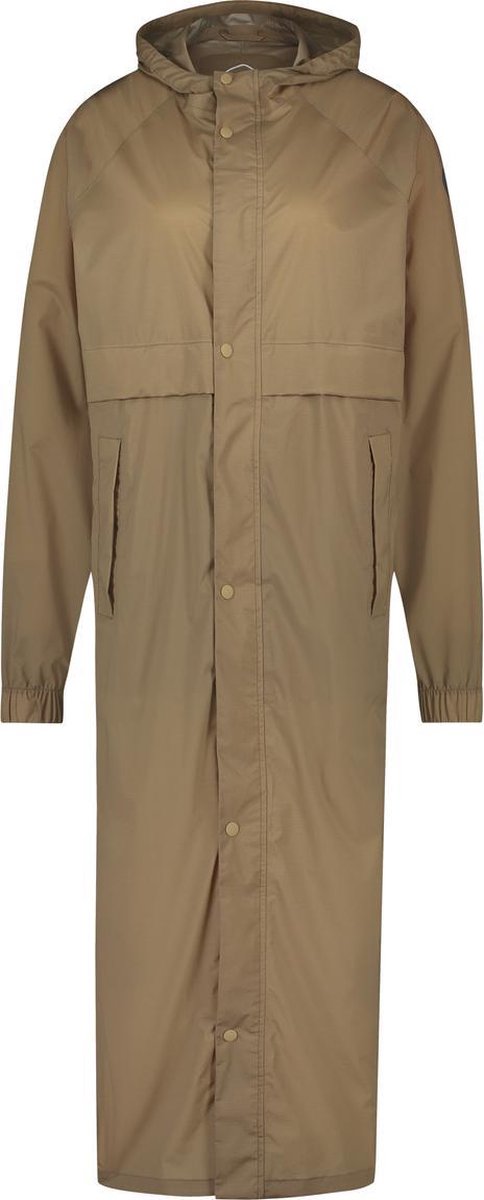 AGU Packable Rain Parka - Regenjas - Unisex - Waterdicht - Winddicht - Opvouwbaar - Grijs - M - Gerecycled Polyester - Verstelbare Capuchon