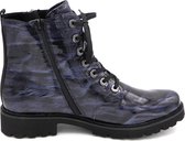 Remonte Dames Veterboot D8671-15 Blauw Lak - Maat 44