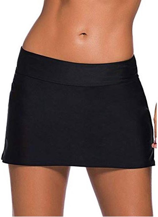 Bikini mini rokje SAAR S/M Zwart Bikini Rok Strand rok
