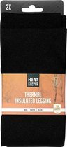 Heatkeeper Thermo kinderlegging 2-pack - Zwart - Maat 92/98