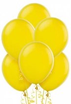 Ballonnen - Geel - 12 stuks - Knoopballonnen - Party ballonnen - Feest ballonnen