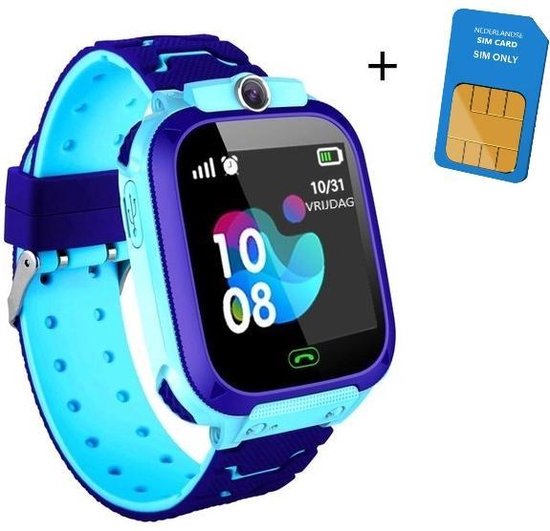 Smartwatch voor Kinderen Inclusief Simkaart Kinder Horloge LBS Tracking . bol