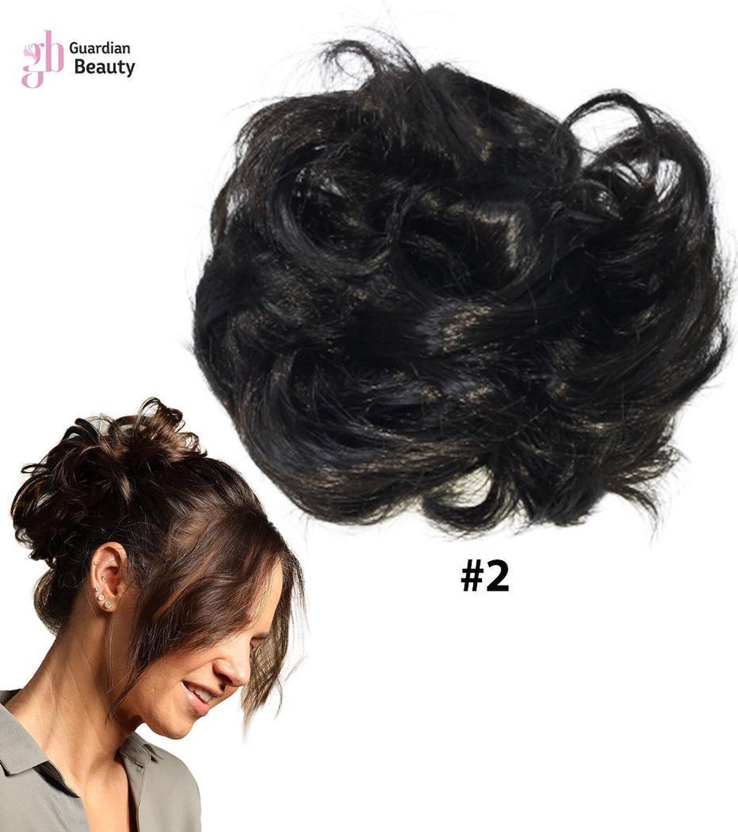 Messy Haarstuk Bun #02 | Haar wrap extension | Haarstuk Clip-In Twist Bun | Hair Bun | Haarstuk Hair Extensions Donut Ponytail Messy Bun