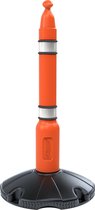 Skipper® - Oranje Post en Base (1 paal + 1 voet) - Top Kwaliteit - Reflecterende delen - (027.0083)