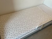 Slaaptunnel met pluimbloemen - Helpt Met SPD, Angst, ADHD, Autisme - Bedtunnel - Alternatief voor Verzwaringsdeken - Voor 90x200 cm Eenpersoonsbed