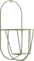 Cibele muur plantenstandaard  - zeegroen - Hoogte 40 cm