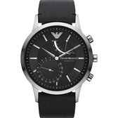 Emporio Armani Herren-Smartwatch Analog Hybrid One Size Zilver 32019210