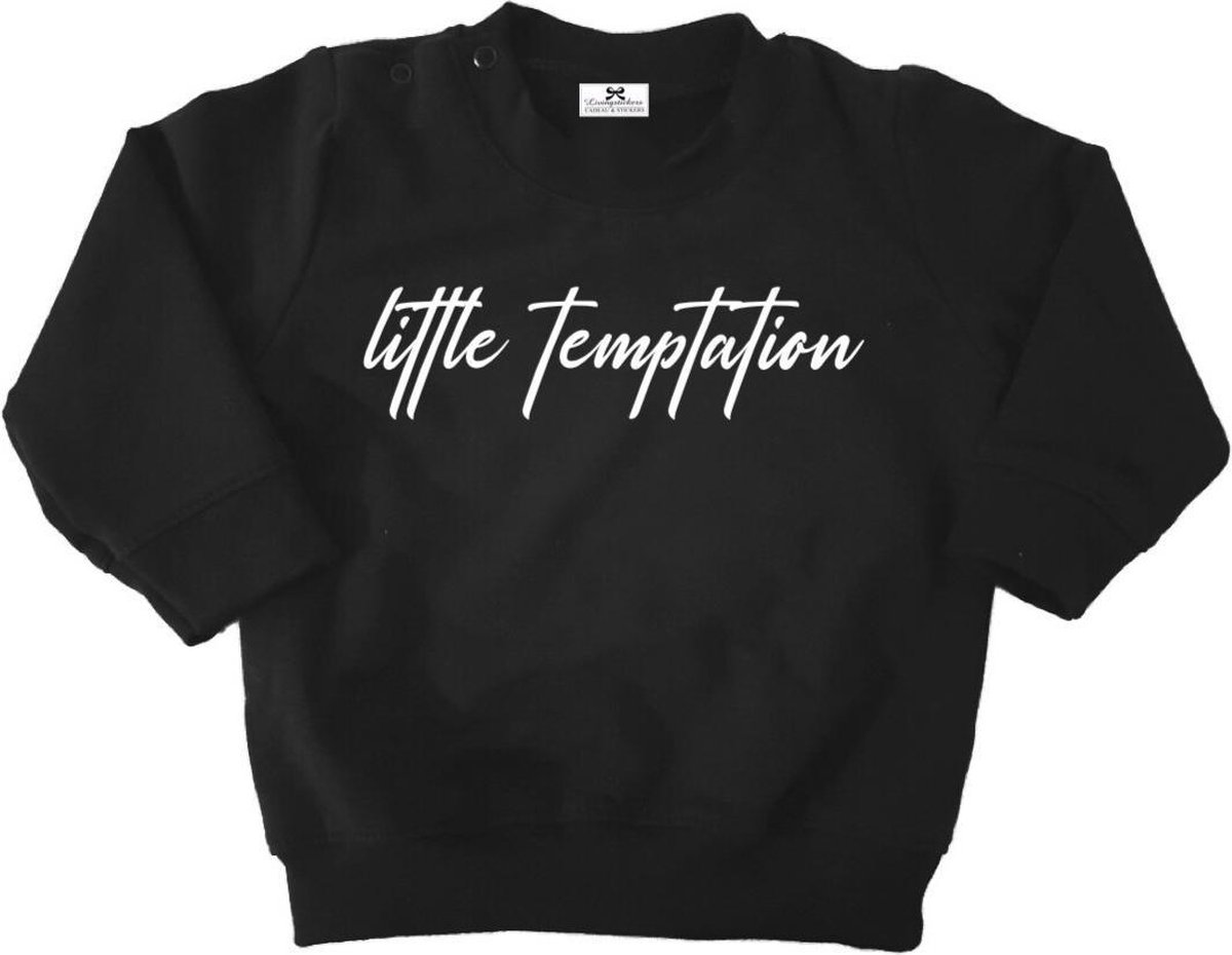 Baby sweater-Kraamcadeau-orginele cadeau baby sweater-Baby en Peuter Little Temptation sweater-Maat 62