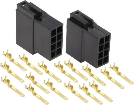 2x connecteur ISO mâle dont 16 broches